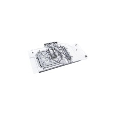 Alphacool Eisblock Aurora Acryl GPX-A Radeon RX 6800/6800XT Strix/TUF mit Backplate, Wasserkühlung(silber)