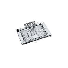 Alphacool Eisblock Aurora Acryl GPX-N RTX 4090 Reference mit Backplate, Wasserkühlung(transparent/silber)