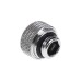 Alphacool Eiszapfen 12mm HardTube Anschraubtülle G1/4 - Chrome, Verbindung(silber, 6er Set, gerade)
