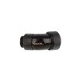 Alphacool Eiszapfen 13mm HardTube Anschraubtülle 45° drehbar, Verbindung(schwarz, G1/4 für Acryl-Messingrohre - Deep Black)