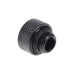 Alphacool Eiszapfen 13mm HardTube Anschraubtülle G1/4, Schrauben-Set(schwarz, für Acryl- Messingrohre, 6 Stück)