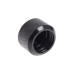 Alphacool Eiszapfen 16mm HardTube Anschraubtülle G1/4, Schrauben-Set(schwarz, für Acryl- Messingrohre, 6 Stück)
