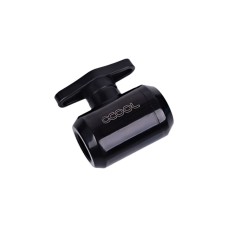 Alphacool Eiszapfen 2 Wege Kugelhahn G1/4, Hahnstück(schwarz)