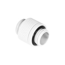 Alphacool Eiszapfen Doppelnippel drehbar G1/4 AG auf G1/4 AG - White, Verbindung(weiß, für weiche Schläuche (PVC, Silikon, Neoprene))