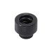 Alphacool Eiszapfen HF 12mm HardTube Anschraubtülle G1/4 - Deep Black Sixpack, Verbindung(schwarz)