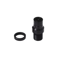 Alphacool Eiszapfen Schnellverschluss Stecker Schott G1/4 IG - Deep Black, Kupplung(schwarz (matt))