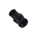 Alphacool Eiszapfen Schnellverschluss Stecker Schott G1/4 IG - Deep Black, Kupplung(schwarz (matt))