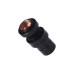 Alphacool Eiszapfen Schnellverschluss Stecker Schott G1/4 IG - Deep Black, Kupplung(schwarz (matt))
