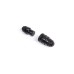 Alphacool Eiszapfen Schnellverschlusskupplungsset G1/4 AG - Deep Black(schwarz (matt))
