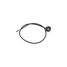 Alphacool Eiszapfen Temperatursensor G1/4 IG/IG(schwarz, mit AG Adapter - Deep Black)
