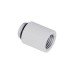 Alphacool Eiszapfen Verlängerung 20mm G1/4 AG auf G1/4 IG - White(weiß, für weiche Schläuche (PVC, Silikon, Neoprene))