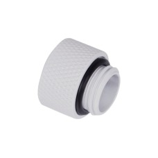 Alphacool Eiszapfen Verlängerung G1/4 AG auf G1/4 IG - White(weiß, für weiche Schläuche (PVC, Silikon, Neoprene))