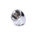 Alphacool Eiszapfen Winkeladapter 45° G1/4 AG auf G1/4 IG - chrome, Verbindung(chrom)