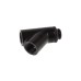 Alphacool Eiszapfen Y-Verbinder 45° - G1/4 drehbar, Verbindung(schwarz, 2x Innen 1x Außengewinde - Deep Black)
