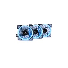 Alphacool Eiszyklon Aurora LUX Digital RGB - 3er Kit 120x120x25mm, Gehäuselüfter(3er Pack, inkl. Digital RGB LED Controller)
