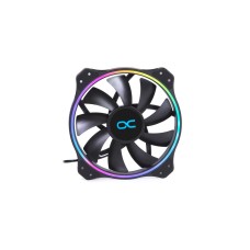 Alphacool Eiszyklon Aurora LUX PRO Digital RGB 200x200x25mm, Gehäuselüfter(schwarz)