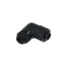 Alphacool HF 13/10 Anschraubtülle 90° drehbar G1/4, Verbindung(schwarz)