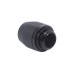 Alphacool HF Anschraubtülle TPV Metall - 12,7/7,6mm Gerade - Black, Verbindung(schwarz)