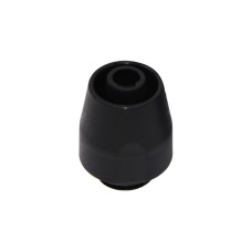 Alphacool HF Anschraubtülle TPV - 12,7/7,6mm Gerade - Black, Verbindung(schwarz)