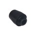 Alphacool HF Anschraubtülle TPV - Gerade - Black, Verbindung(schwarz (matt), 6er Set, gerade)