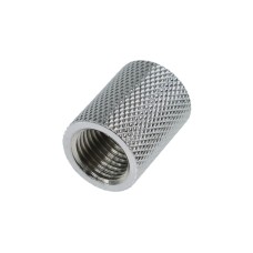 Alphacool HF Muffe G1/4 IG auf G1/4 IG - Chrome, Verbindung(chrom)