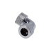 Alphacool HardTube Anschraubtülle, Anschlüsse(chrom, 90° gewinkelt)