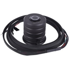 Alphacool Powerbutton mit Taster 19mm, blau beleuchtet, Schalter(schwarz)