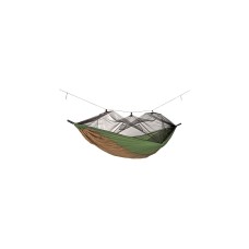 Amazonas Adventure Moskito Hammock Thermo AZ-1030430, Camping-Hängematte(grün/braun)