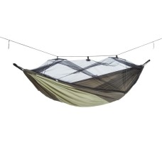 Amazonas Moskito-Traveller Thermo AZ-1030230, Camping-Hängematte(braun/beige)