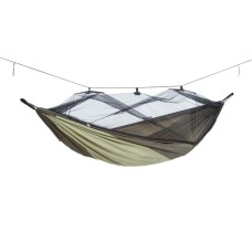 Amazonas Moskito-Traveller Thermo XXL AZ-1030235, Camping-Hängematte(braun/beige)