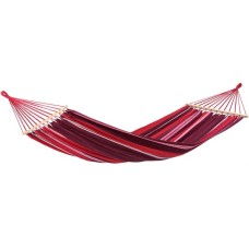 Amazonas Samba Fuego AZ-1072115, Camping-Hängematte(rot/violett, Mit Spreizstäben)