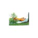 Amazonas Silk Traveller Techno AZ-1030160, Camping-Hängematte(orange/grau)