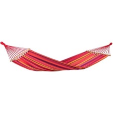 Amazonas Tonga Volcano AZ-1066110, Camping-Hängematte(rot/violett, Mit Spreizstäben)