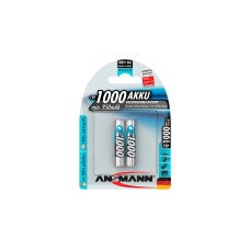 Ansmann 1000mAh NiMh Professional, Akku(silber)