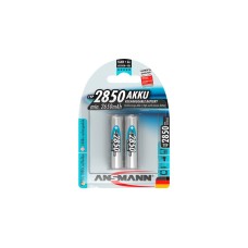 Ansmann 2850mAh, Akku(blau, 2x AA (Mignon))