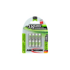 Ansmann 550mAh, Akku(grün, 4x AAA (Micro))