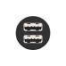 Ansmann In-Car-Charger CC212, Ladegerät(schwarz)
