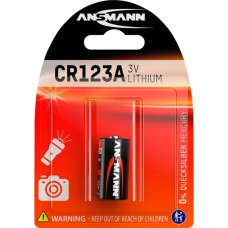 Ansmann Lithium Batterie CR123A/CR17335(1 Stück, CR123A)