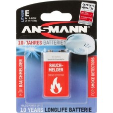 Ansmann Lithium Batterie für Rauchmelder(	5021023-01)