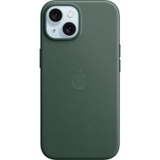 Apple Feingewebe Case mit MagSafe, Handyhülle(dunkelgrün, iPhone 15)