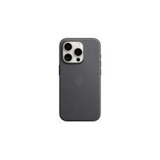 Apple Feingewebe Case mit MagSafe, Handyhülle(schwarz, iPhone 15 Pro)