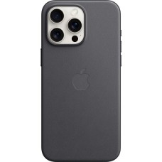 Apple Feingewebe Case mit MagSafe, Handyhülle(schwarz, iPhone 15 Pro Max)