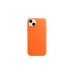 Apple Leder Case mit MagSafe, Handyhülle(orange, iPhone 14 Plus)