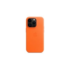 Apple Leder Case mit MagSafe, Handyhülle(orange, iPhone 14 Pro)