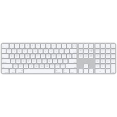 Apple Magic Keyboard mit Touch ID und Ziffernblock, Tastatur(silber/weiß, US-Layout, für Mac Modelle mit Apple Chip)