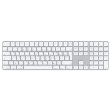 Apple Magic Keyboard mit Touch ID und Ziffernblock, Tastatur(silber/weiß, UA-Layout, 5er-Pack, für Mac Modelle mit Apple Chip)