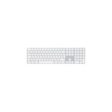 Apple Magic Keyboard mit Ziffernblock, Tastatur(silber/weiß, UK-Layout, Rubberdome)