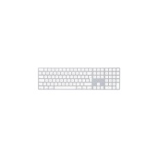 Apple Magic Keyboard mit Ziffernblock, Tastatur(silber/weiß, UK-Layout, Rubberdome)