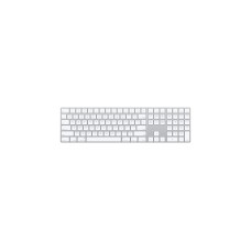 Apple Magic Keyboard mit Ziffernblock, Tastatur(silber/weiß, US-Layout, Rubberdome)