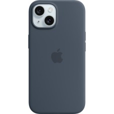 Apple Silikon Case mit MagSafe, Handyhülle(dunkelblau, iPhone 15)